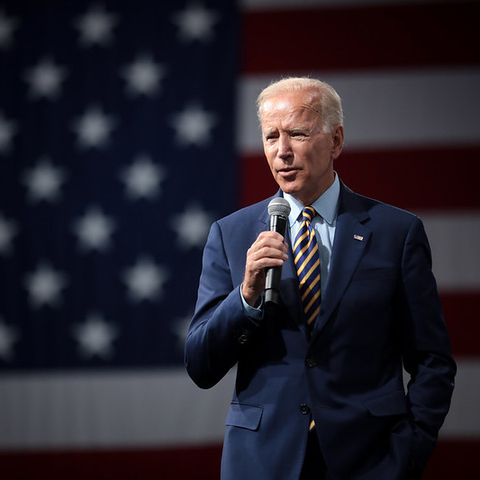 President-elect Joe Biden speaking to attendees of the Presidential Gun Sense Forum.