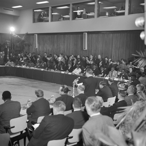 The Round Table Conference in Brussels, 1960.