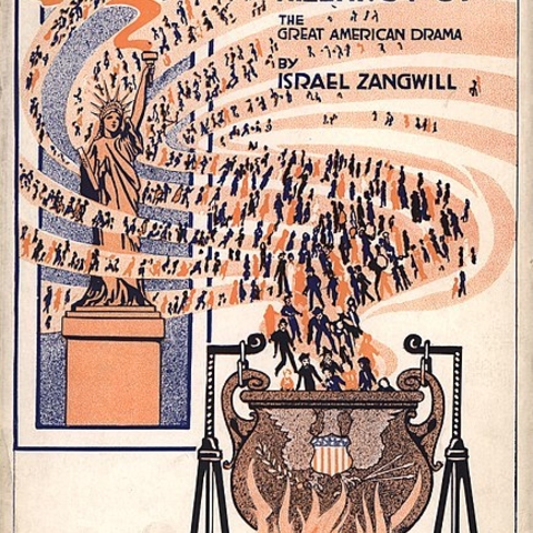 A 1916 theater program for Israel Zangwill’s play, 'The Melting Pot.'