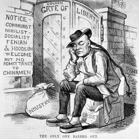 A political cartoon from 1882.