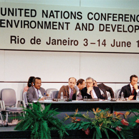 The 1992 United Nations Earth Summit.