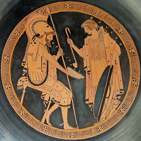 Depiction of Chrysippos and Zeuxo.