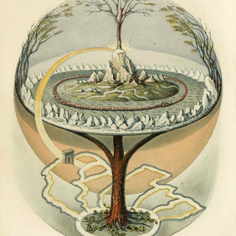 A modern depiction of Yggdrasil.