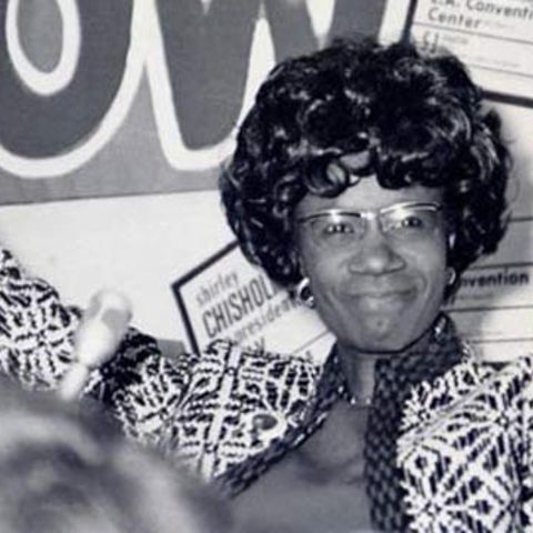 Brooklyn Congresswoman Shirley Chisholm.