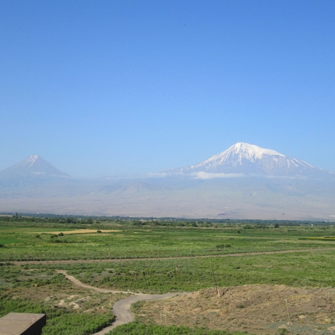 Photograph of the Biblical Mount Ararat.