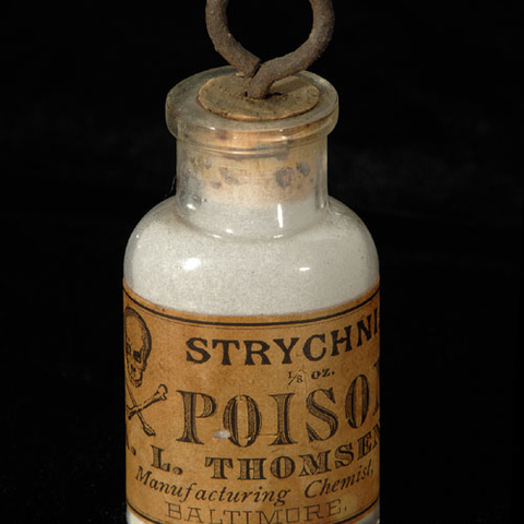 Bottle of Strychnine.
