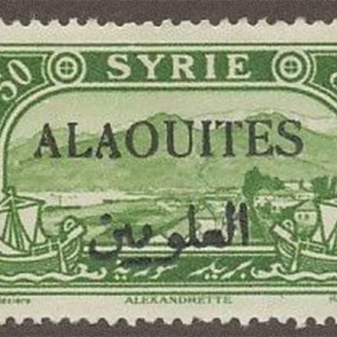 A Syrian stamp pays tribute to the Alawites.