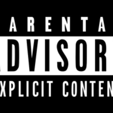 sign that states - parental advisory explicit content