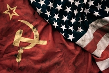 Soviet and US Flags