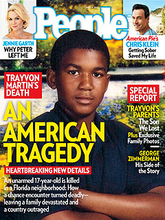 Trayvon Martin was on the cover of People magazine in 2012.